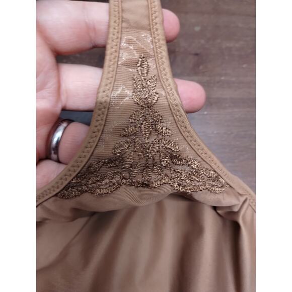 Bali Women's Size 38DDD Toffee Brown Full Figure Minimizer Underwire Bra 3385 - Picture 4 of 6